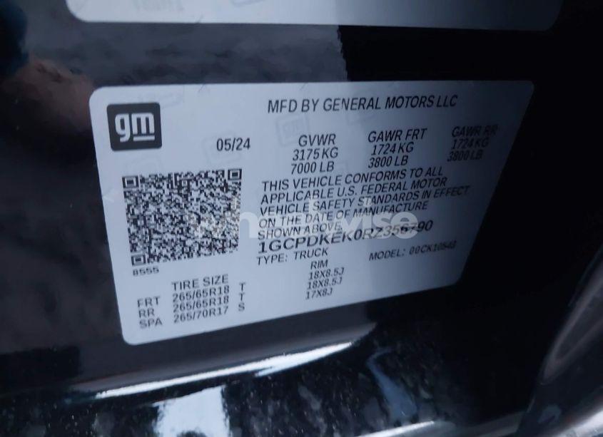 Photo 9 of 2024 Chevrolet Silverado 1500 4WD SHORT BED LT WITH 2FL (VIN 1GCPDKEK0RZ356790)