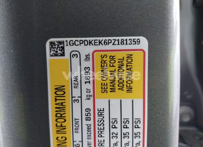 Photo 9 of 2023 Chevrolet Silverado 1500 4WD SHORT BED LT WITH 2FL (VIN 1GCPDKEK6PZ181359)