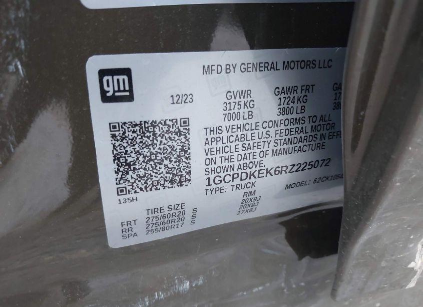 Photo 9 of 2024 Chevrolet Silverado 1500 4WD SHORT BED LT WITH 2FL (VIN 1GCPDKEK6RZ225072)