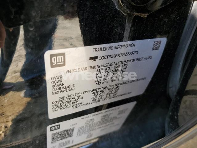 2024 CHEVROLET SILVERADO K1500 LT-L N/A (VIN 1GCPDKEK7RZ223735) main photo