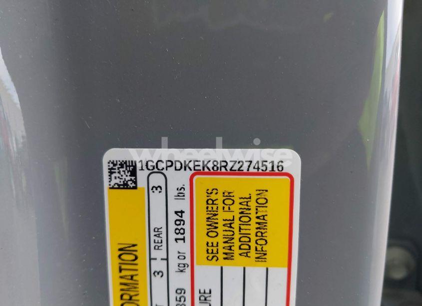 Photo 9 of 2024 Chevrolet Silverado 1500 4WD SHORT BED LT WITH 2FL (VIN 1GCPDKEK8RZ274516)