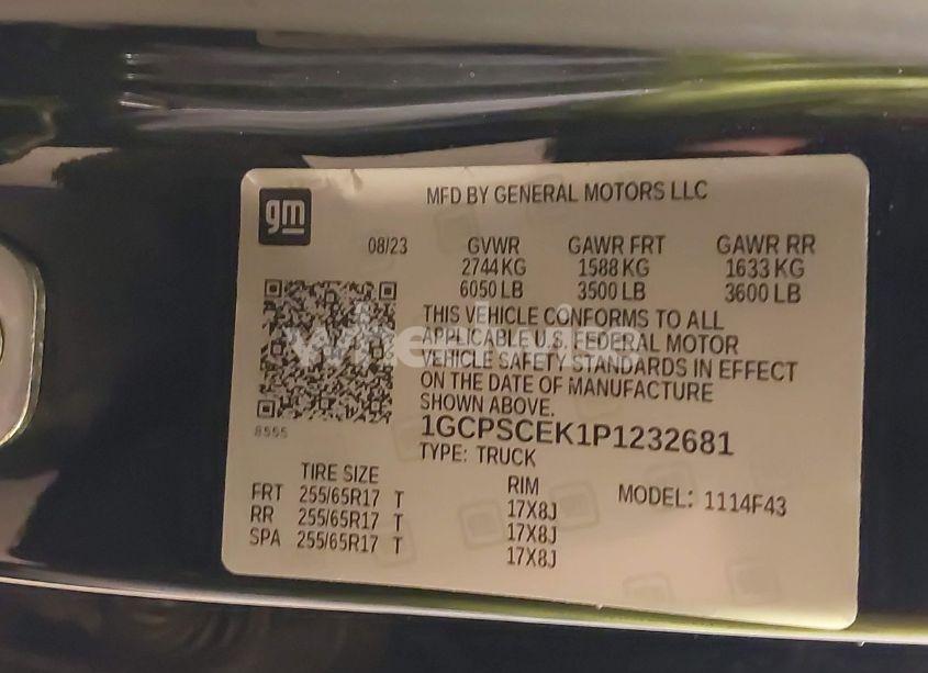 Photo 9 of 2023 Chevrolet Colorado 2WD SHORT BOX LT (VIN 1GCPSCEK1P1232681)