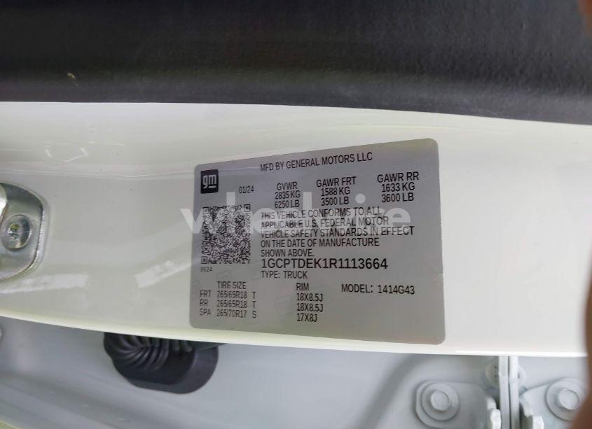 Photo 9 of 2024 Chevrolet Colorado 4WD Z71 (VIN 1GCPTDEK1R1113664)