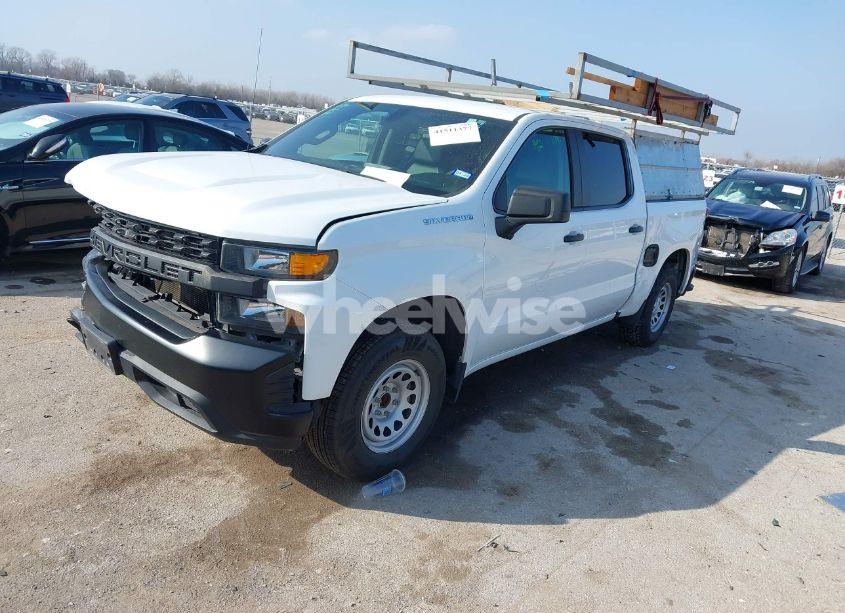 Photo 2 of 2021 Chevrolet Silverado 1500 2WD SHORT BED WT (VIN 1GCPWAEF3MZ246915)
