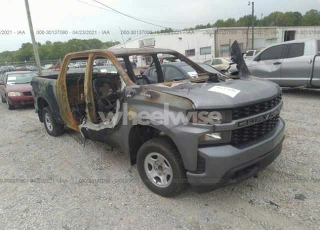 2019 Chevrolet Silverado 1500 SILVERADO CUSTOM (VIN 1GCPWBEH8KZ304196) main photo