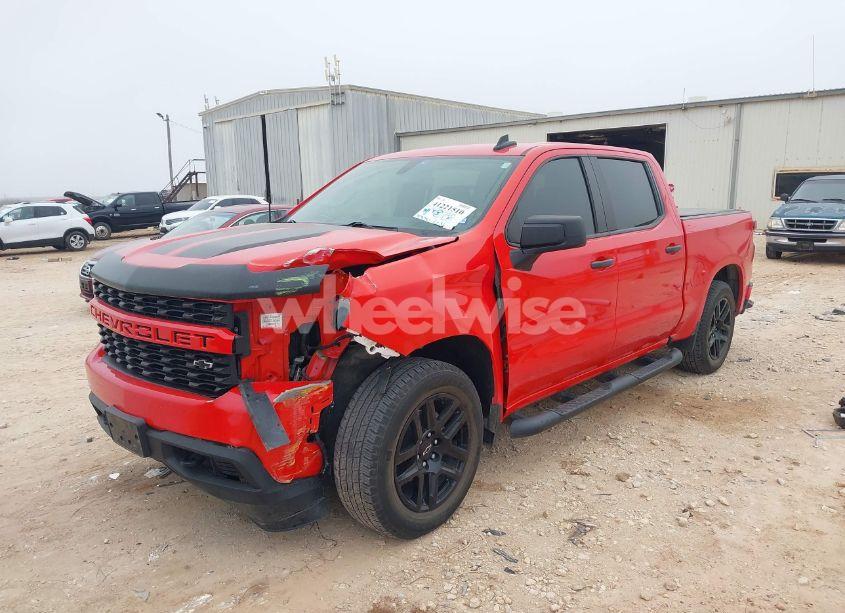 Photo 2 of 2021 Chevrolet Silverado 1500 2WD SHORT BED CUSTOM (VIN 1GCPWBEK7MZ319707)