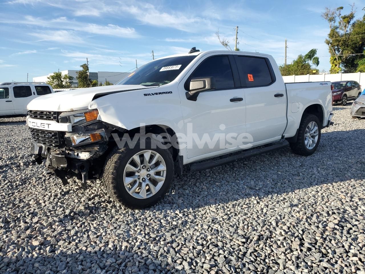 2021 CHEVROLET SILVERADO K1500 CUSTOM (VIN 1GCPYBEKXMZ164371) main photo