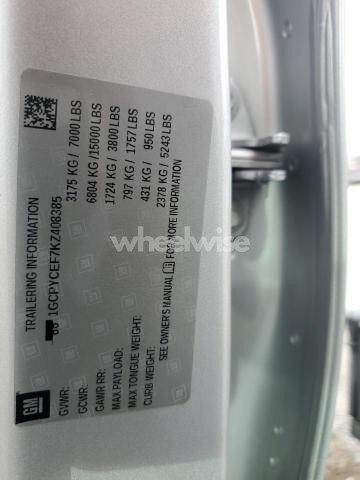 Photo 11 of 2019 CHEVROLET SILVERADO K1500 TRAIL BOSS CUSTOM (VIN 1GCPYCEF7KZ408385)