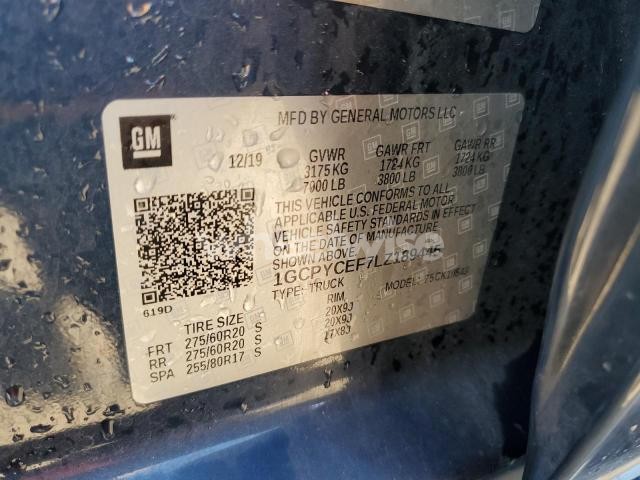 Photo 6 of 2020 CHEVROLET SILVERADO K1500 TRAIL BOSS CUSTOM (VIN 1GCPYCEF7LZ189445)