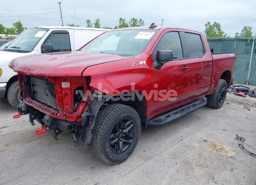 Photo 2 of 2021 Chevrolet Silverado 1500 4WD SHORT BED LT TRAIL BOSS (VIN 1GCPYFEL7MZ168474)
