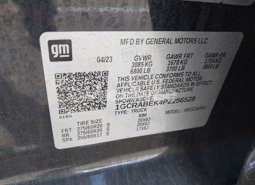 Photo 9 of 2023 Chevrolet Silverado 1500 2WD DOUBLE CAB STANDARD BED CUSTOM (VIN 1GCRABEK4PZ256528)