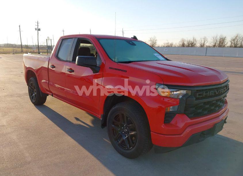 2024 Chevrolet Silverado 1500 2WD DOUBLE CAB STANDARD BED CUSTOM (VIN 1GCRABEK4RZ115137) main photo