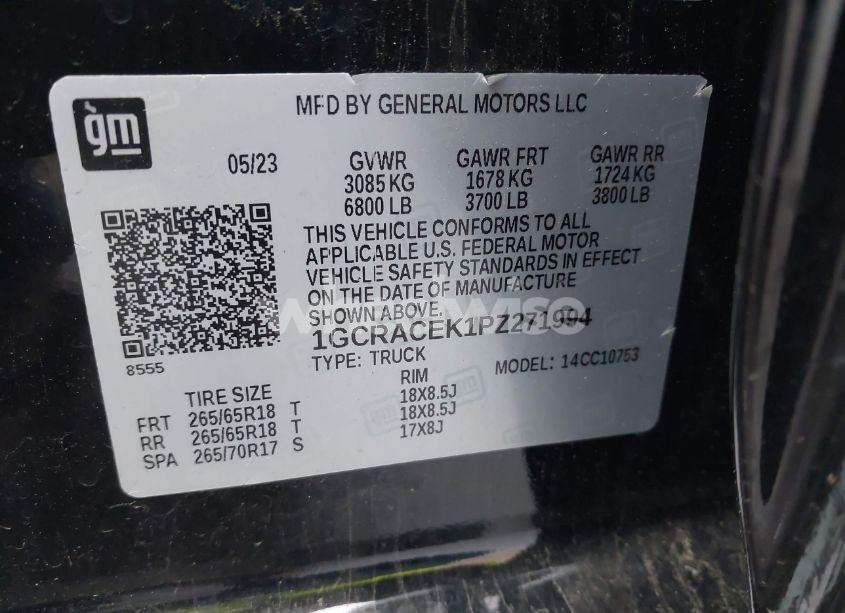 Photo 9 of 2023 Chevrolet Silverado 1500 2WD DOUBLE CAB STANDARD BED LT (VIN 1GCRACEK1PZ271994)