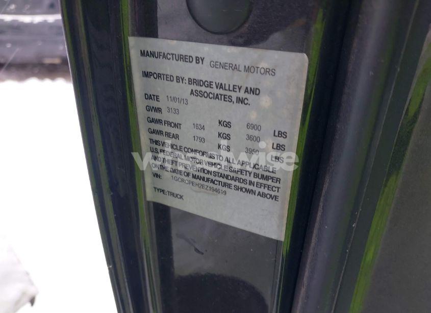 Photo 9 of 2014 Chevrolet Silverado 1500 WORK TRUCK 1WT/WORK TRUCK 2WT (VIN 1GCRCPEH2EZ194619)