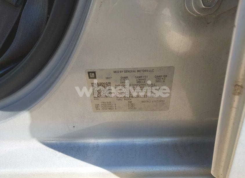 Photo 9 of 2018 Chevrolet Silverado 1500 1LT (VIN 1GCRCREC0JZ134767)