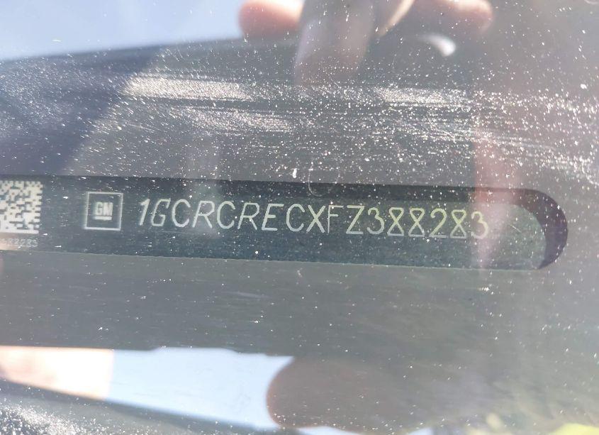 Photo 9 of 2015 Chevrolet Silverado 1500 1LT (VIN 1GCRCRECXFZ388283)