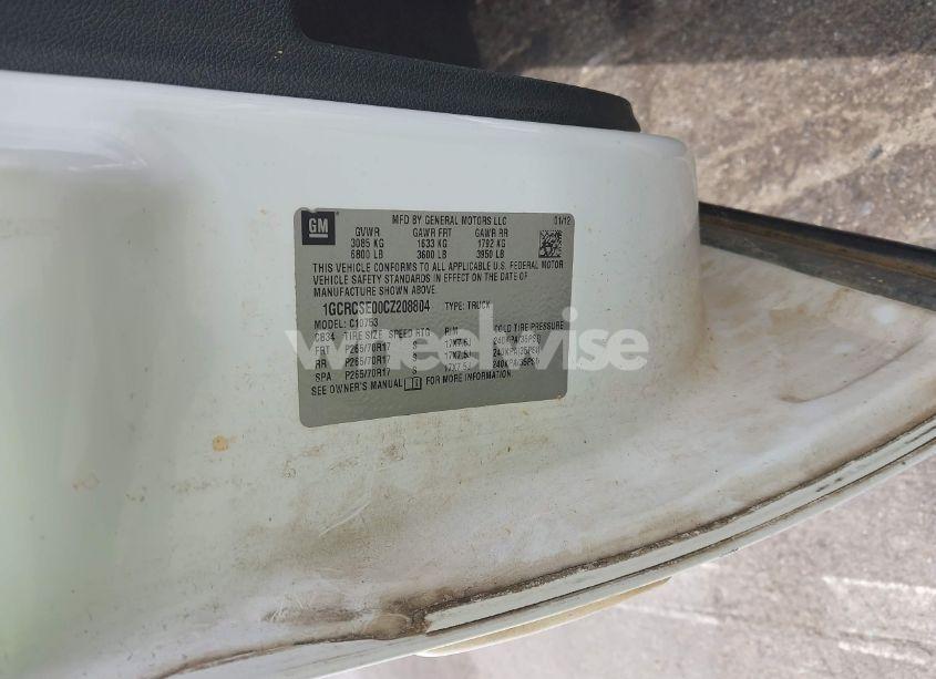 Photo 9 of 2012 Chevrolet Silverado 1500 LT (VIN 1GCRCSE00CZ208804)