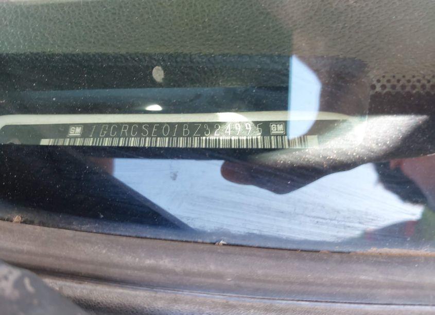 Photo 9 of 2011 Chevrolet Silverado 1500 LT (VIN 1GCRCSE01BZ324995)