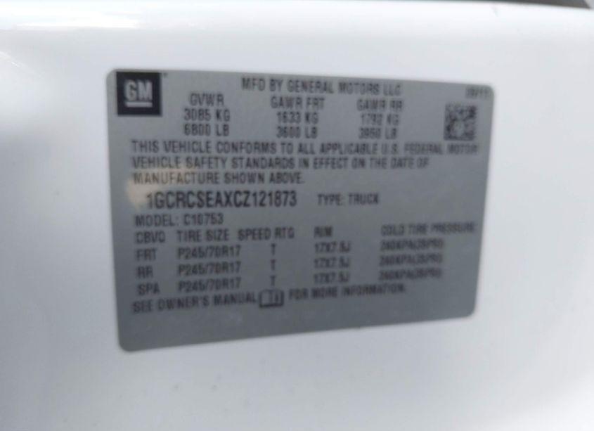 Photo 9 of 2012 Chevrolet Silverado 1500 LT (VIN 1GCRCSEAXCZ121873)