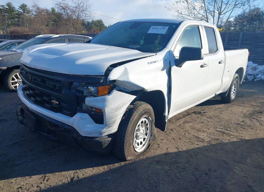 Photo 2 of 2023 Chevrolet Silverado 1500 4WD STANDARD BED WT (VIN 1GCRDAEKXPZ228315)