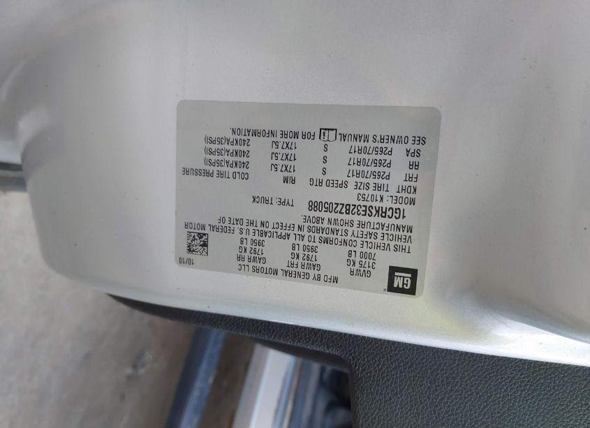 Photo 9 of 2011 Chevrolet Silverado 1500 LT (VIN 1GCRKSE32BZ205088)