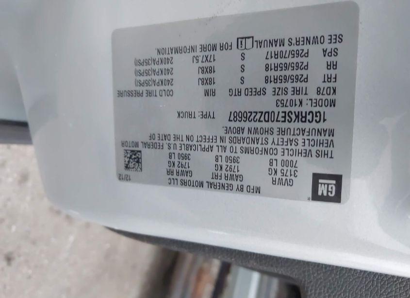 Photo 9 of 2013 Chevrolet Silverado 1500 LT (VIN 1GCRKSE70DZ226687)
