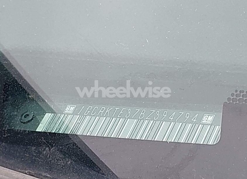 Photo 9 of 2011 Chevrolet Silverado 1500 LTZ (VIN 1GCRKTE37BZ394794)