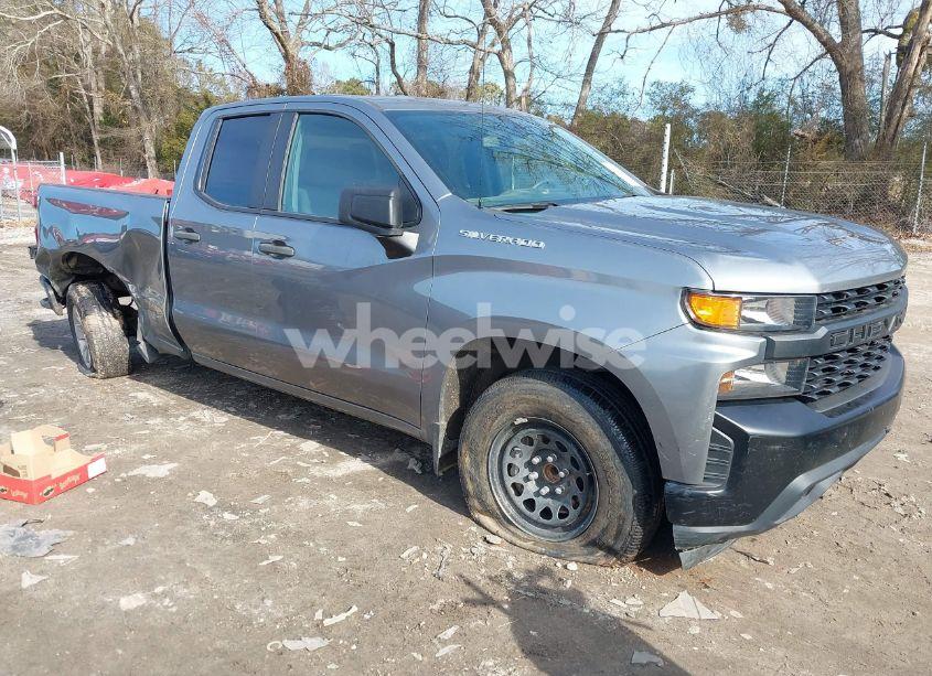 2021 Chevrolet Silverado 1500 2WD DOUBLE CAB STANDARD BED WT (VIN 1GCRWAEH4MZ163097) main photo