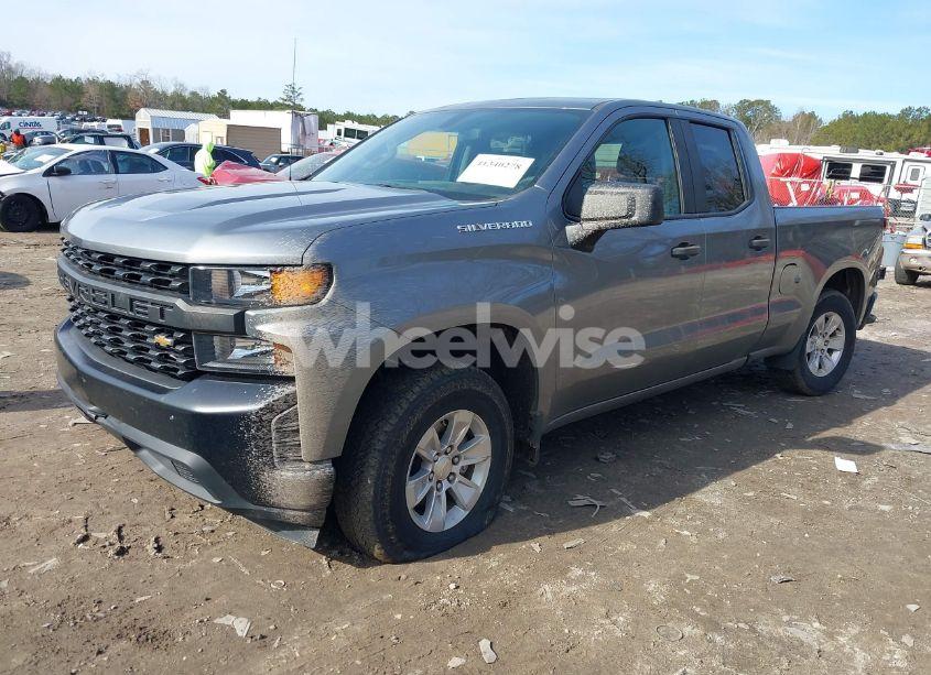 Photo 2 of 2021 Chevrolet Silverado 1500 2WD DOUBLE CAB STANDARD BED WT (VIN 1GCRWAEH4MZ163097)