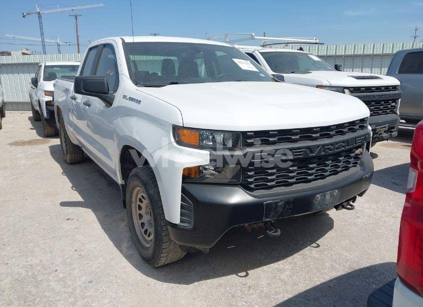 2021 Chevrolet Silverado 1500 4WD DOUBLE CAB STANDARD BED WT (VIN 1GCRYAEF9MZ211203) main photo