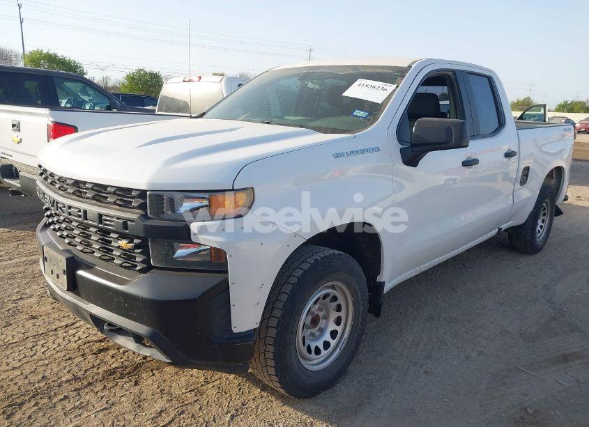 Photo 2 of 2020 Chevrolet Silverado 1500 4WD DOUBLE CAB STANDARD BED WT (VIN 1GCRYAEFXLZ179084)