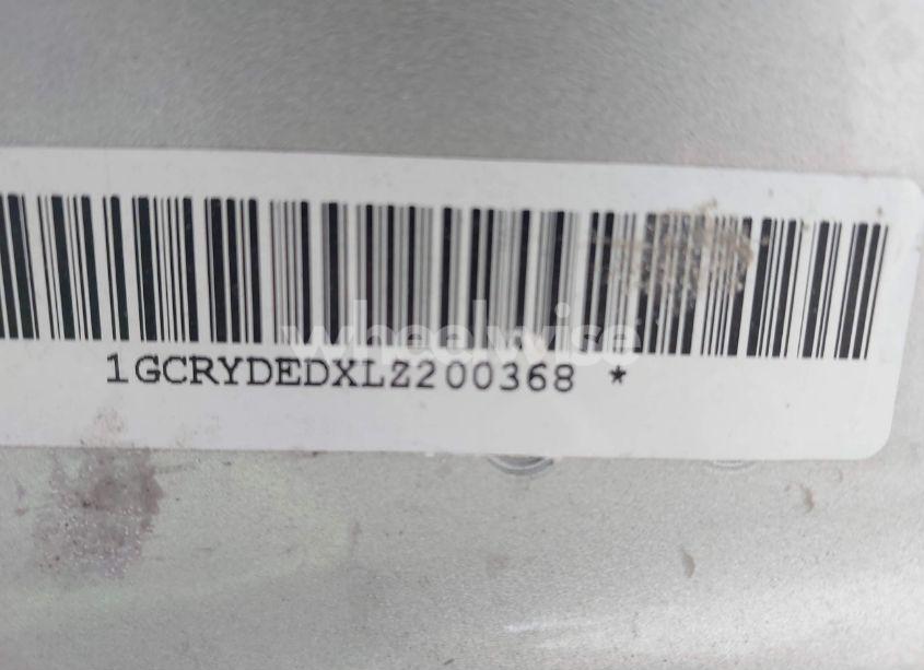 Photo 9 of 2020 Chevrolet Silverado 1500 4WD DOUBLE CAB STANDARD BED LT (VIN 1GCRYDEDXLZ200368)