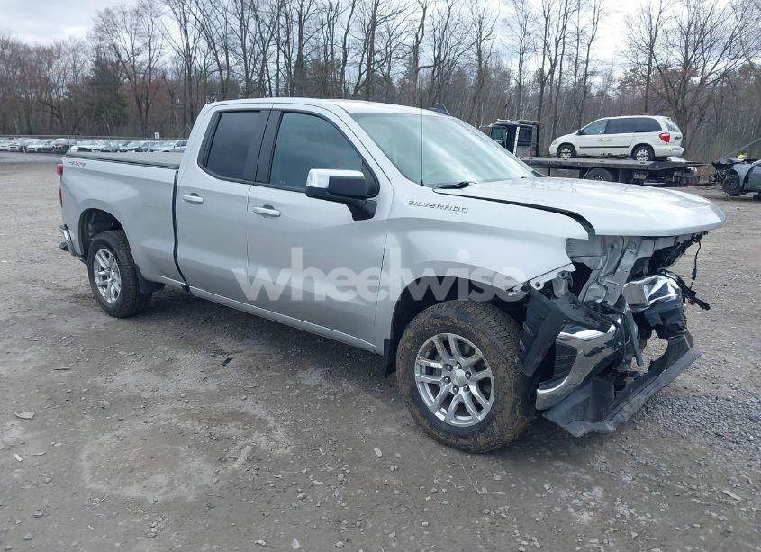 2021 Chevrolet Silverado 1500 4WD DOUBLE CAB STANDARD BED LT WITH 2FL (VIN 1GCRYJEK7MZ375353) main photo