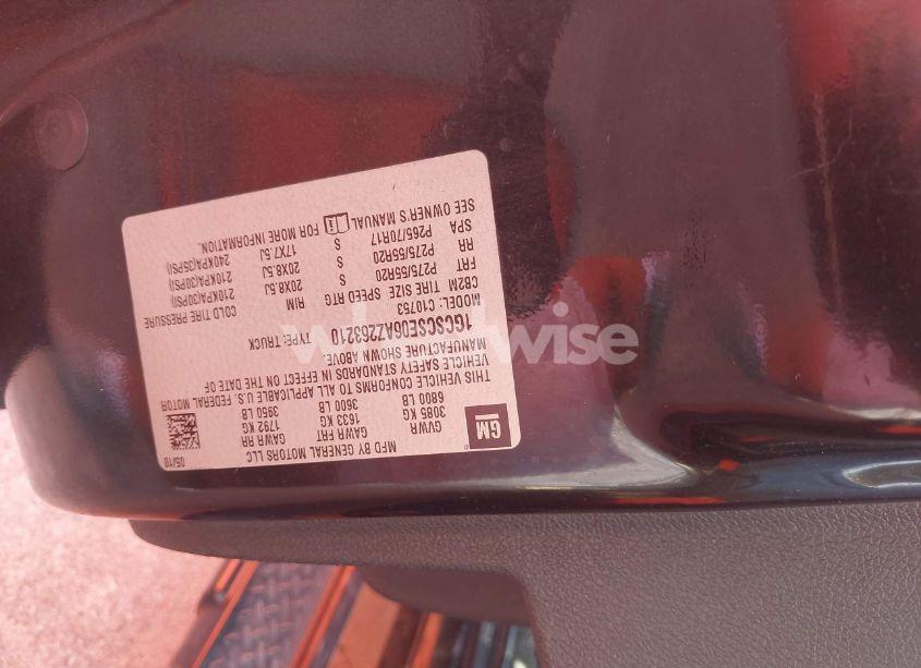 Photo 9 of 2010 Chevrolet Silverado 1500 LT (VIN 1GCSCSE06AZ263210)