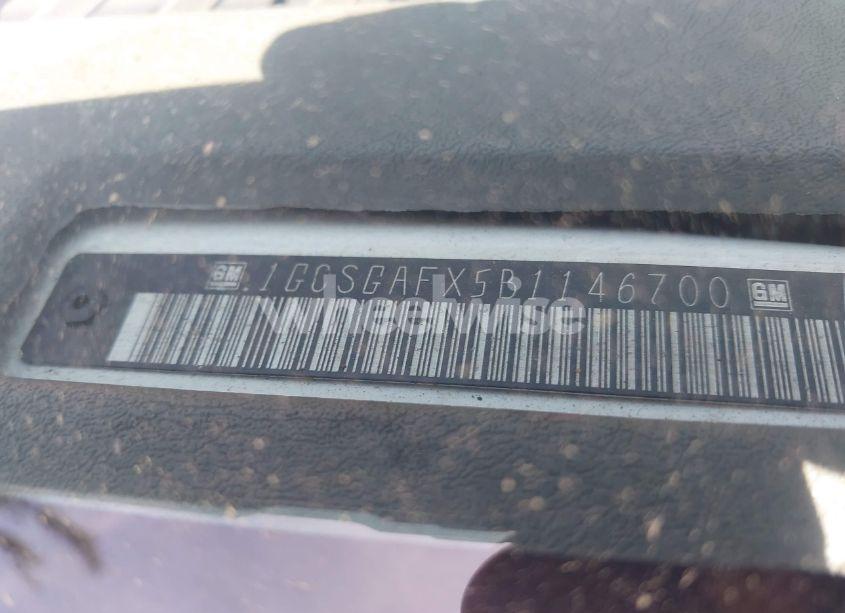 Photo 15 of 2011 Chevrolet Express 1500 WORK VAN (VIN 1GCSGAFX5B1146700)