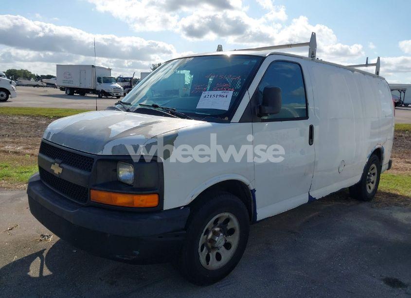 Photo 2 of 2012 Chevrolet Express 1500 WORK VAN (VIN 1GCSGAFX7C1176377)
