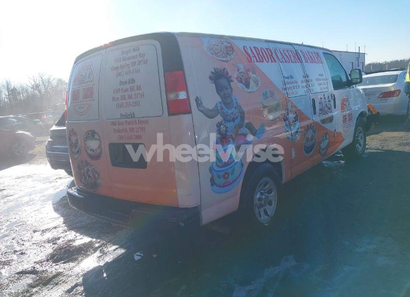 Photo 4 of 2013 Chevrolet Express 1500 WORK VAN (VIN 1GCSGAFXXD1154312)