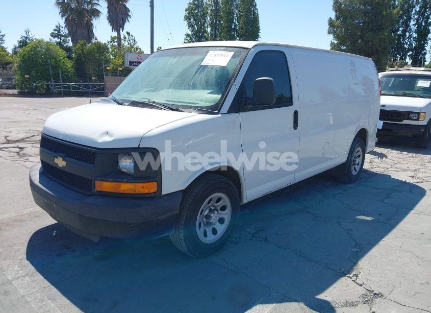 Photo 2 of 2014 Chevrolet Express 1500 WORK VAN (VIN 1GCSGAFXXE1200920)