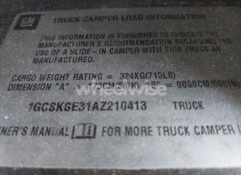 Photo 9 of 2010 Chevrolet Silverado 1500 LT (VIN 1GCSKSE31AZ210413)