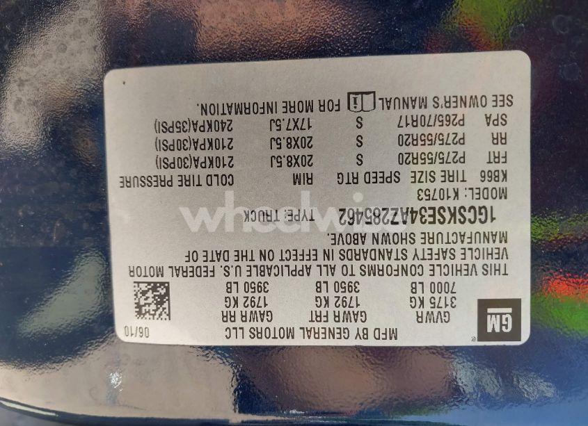 Photo 9 of 2010 Chevrolet Silverado 1500 LT (VIN 1GCSKSE34AZ285462)