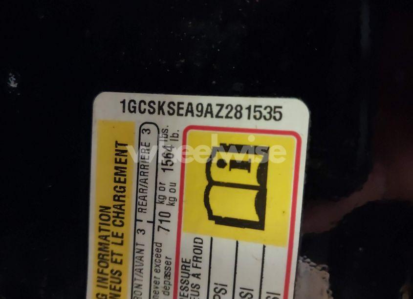 Photo 9 of 2010 Chevrolet Silverado 1500 LT (VIN 1GCSKSEA9AZ281535)