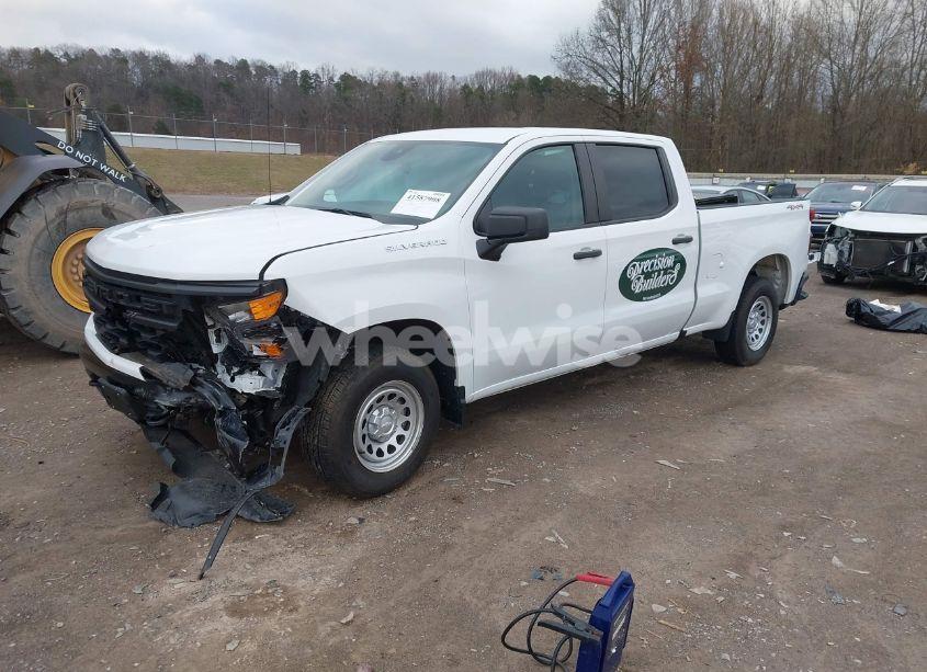 Photo 2 of 2023 Chevrolet Silverado 1500 4WD STANDARD BED WT (VIN 1GCUDAEDXPZ303882)