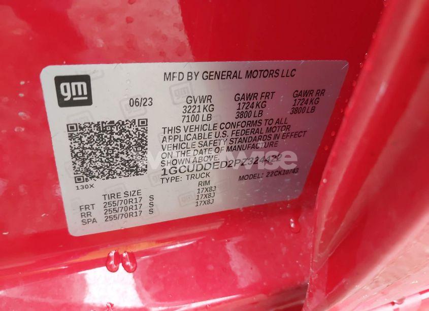 Photo 9 of 2023 Chevrolet Silverado 1500 4WD STANDARD BED LT (VIN 1GCUDDED2PZ324422)