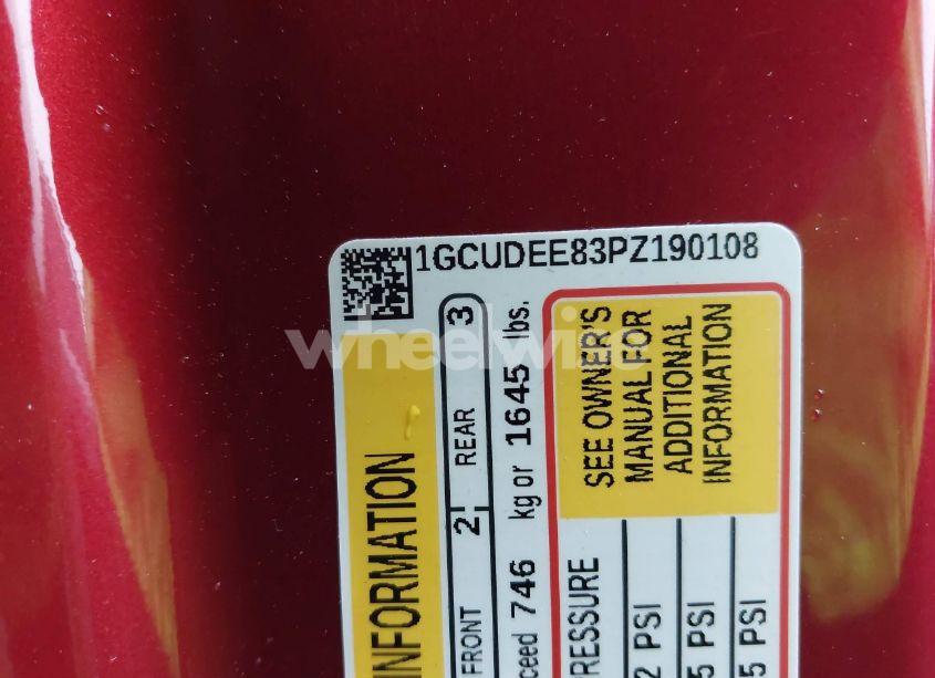 Photo 9 of 2023 Chevrolet Silverado 1500 4WD SHORT BED RST (VIN 1GCUDEE83PZ190108)