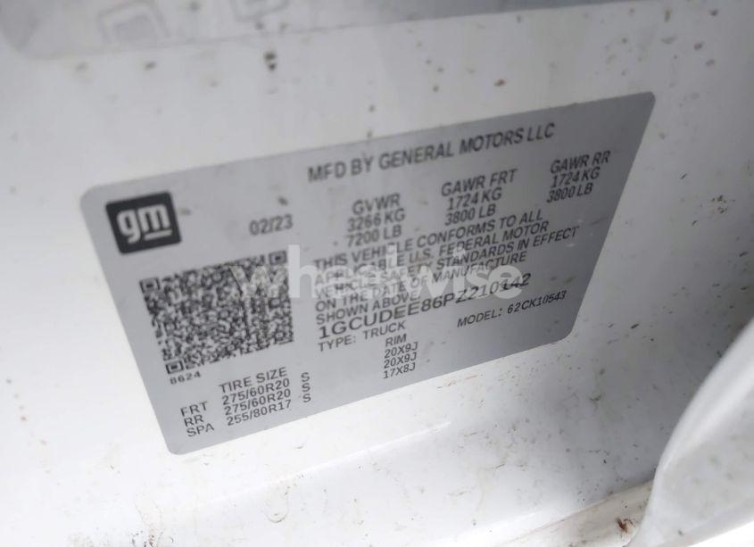 Photo 9 of 2023 Chevrolet Silverado 1500 4WD SHORT BED RST (VIN 1GCUDEE86PZ210142)