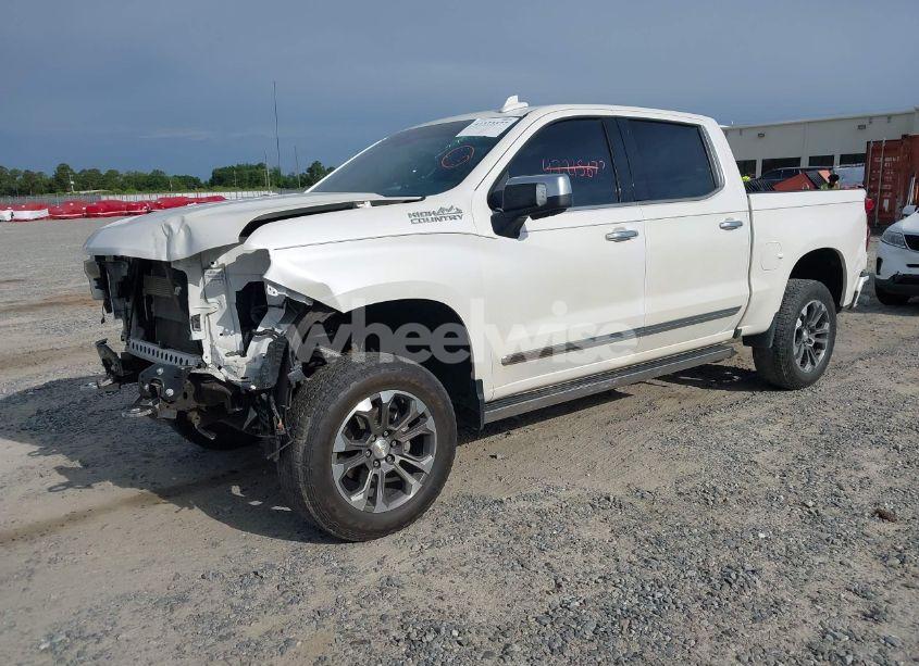 Photo 2 of 2022 Chevrolet Silverado 1500 4WD SHORT BED HIGH COUNTRY (VIN 1GCUDJED7NZ589980)