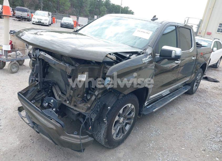 Photo 2 of 2023 Chevrolet Silverado 1500 4WD SHORT BED HIGH COUNTRY (VIN 1GCUDJED7PZ289018)