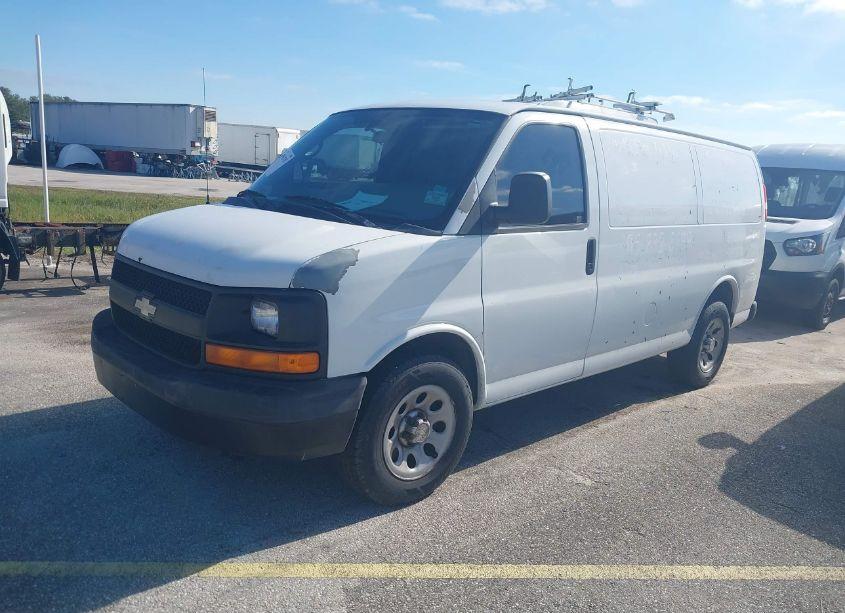 Photo 2 of 2010 Chevrolet Express WORK VAN (VIN 1GCUGADX9A1117100)
