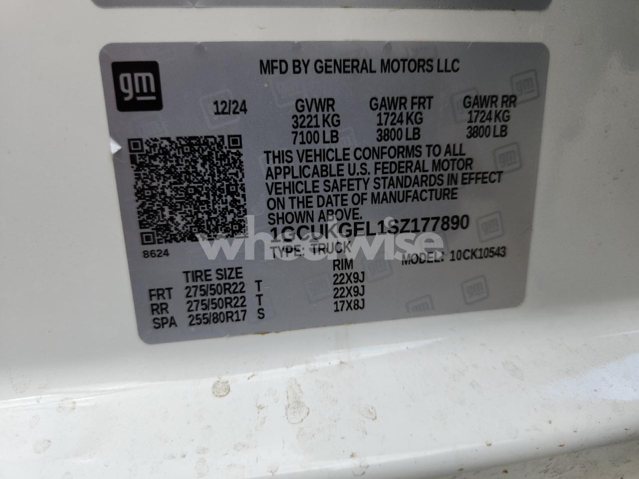 Photo 13 of 2025 CHEVROLET SILVERADO K1500 LTZ (VIN 1GCUKGEL1SZ177890)