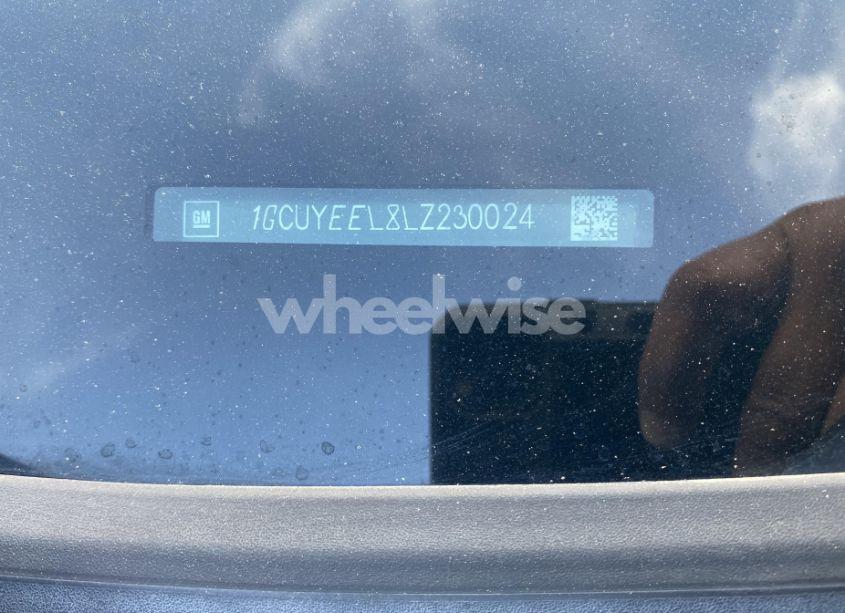 Photo 9 of 2020 Chevrolet Silverado 1500 4WD SHORT BED RST (VIN 1GCUYEEL8LZ230024)